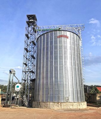 calidad  Farm /seed plant/flour mill plant service 500ton 1000ton 3000ton overseas grain steel silo fábrica