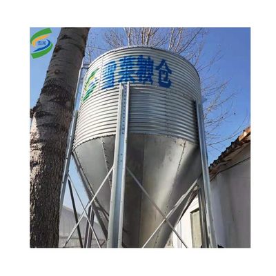 calidad  Storage silos galvanized feed silos or feed tower for pig farm project fábrica