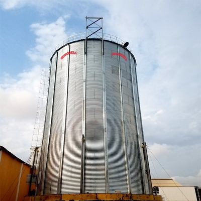Farm /seed mill grain silos/flour mill plant 1000/2000/5000 Ton silo Galvanized Steel Assembled Steel