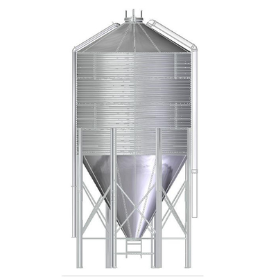 Factory Price Pneumatic Feeding 275g Cost Effective Double Sided Galvanized Sheet Paddy Silo Grain Bin Silo