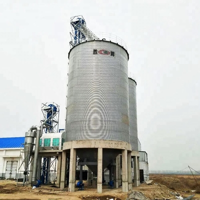Uso de acero del grano del almacenamiento de Silo de grano del trigo del precio de fábrica 1000tons el 10m*10m*22.84m
