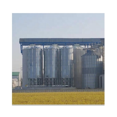 Grain Storage Silos Grain Storage Hopper Hot Dipped Galvanized Steel Bottom Silos For Paddy Storage